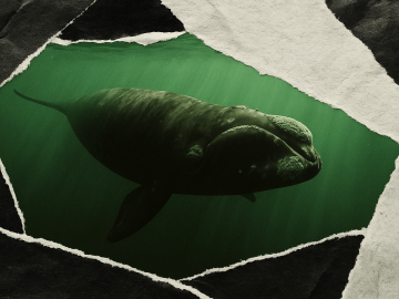 Una buena noticia: la ballena franca del Atlántico Norte resiste