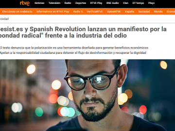 RTVE se hace eco de nuestro manifiesto: la bondad radical deja de ser marginal