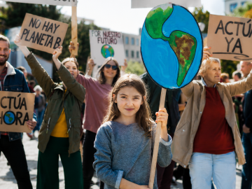 Firma y actúa: participación juvenil para combatir la crisis climática